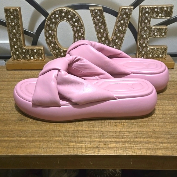 Marc Fisher Ltd Women's Vayle Pink Women's Slippers Sandals Sz 9 - Picture 6 of 8